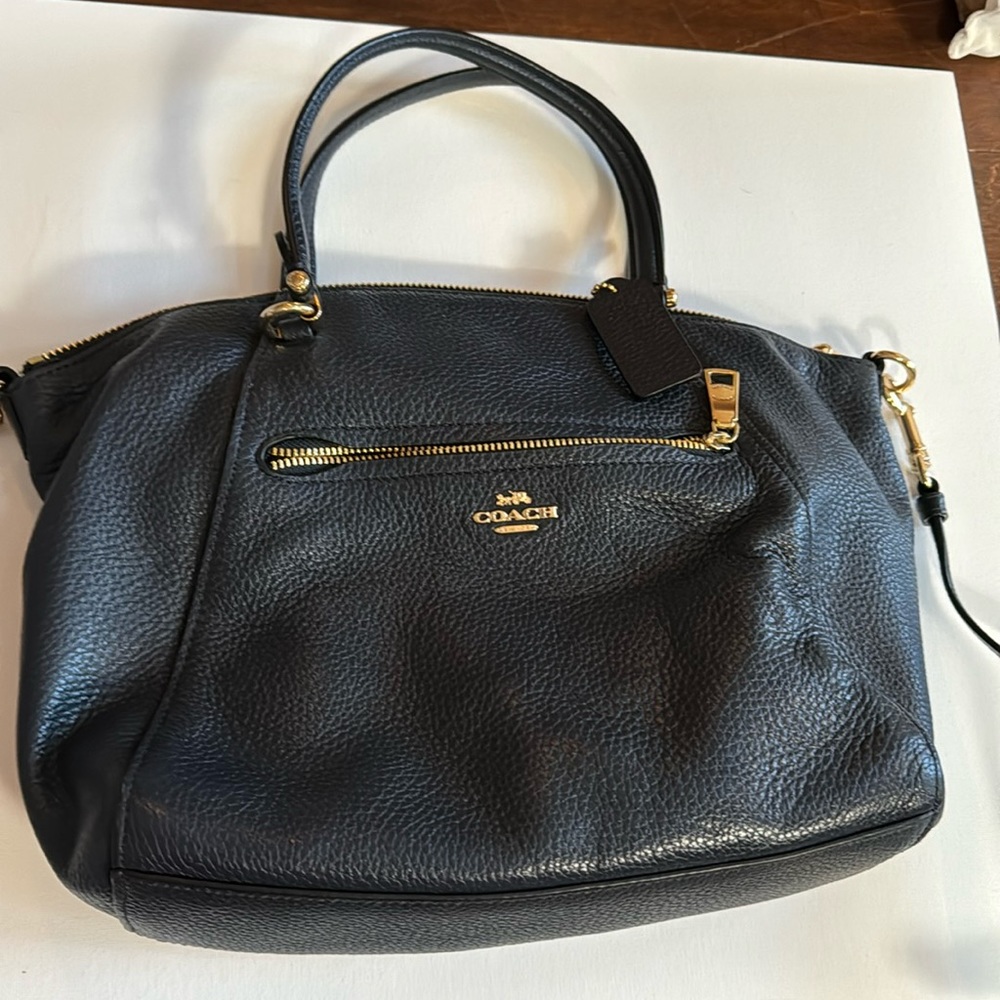 Black coach bag